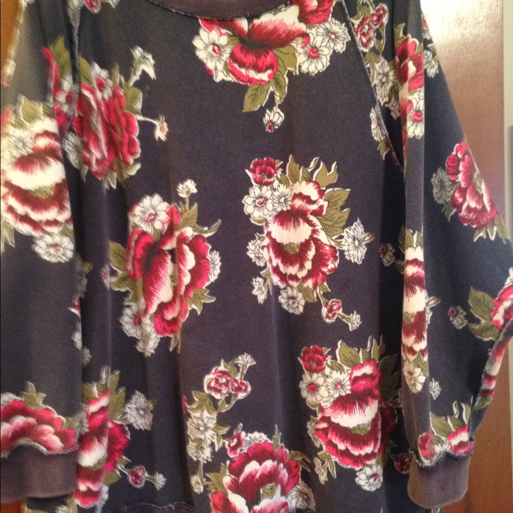 Free people oversized sweatshirt